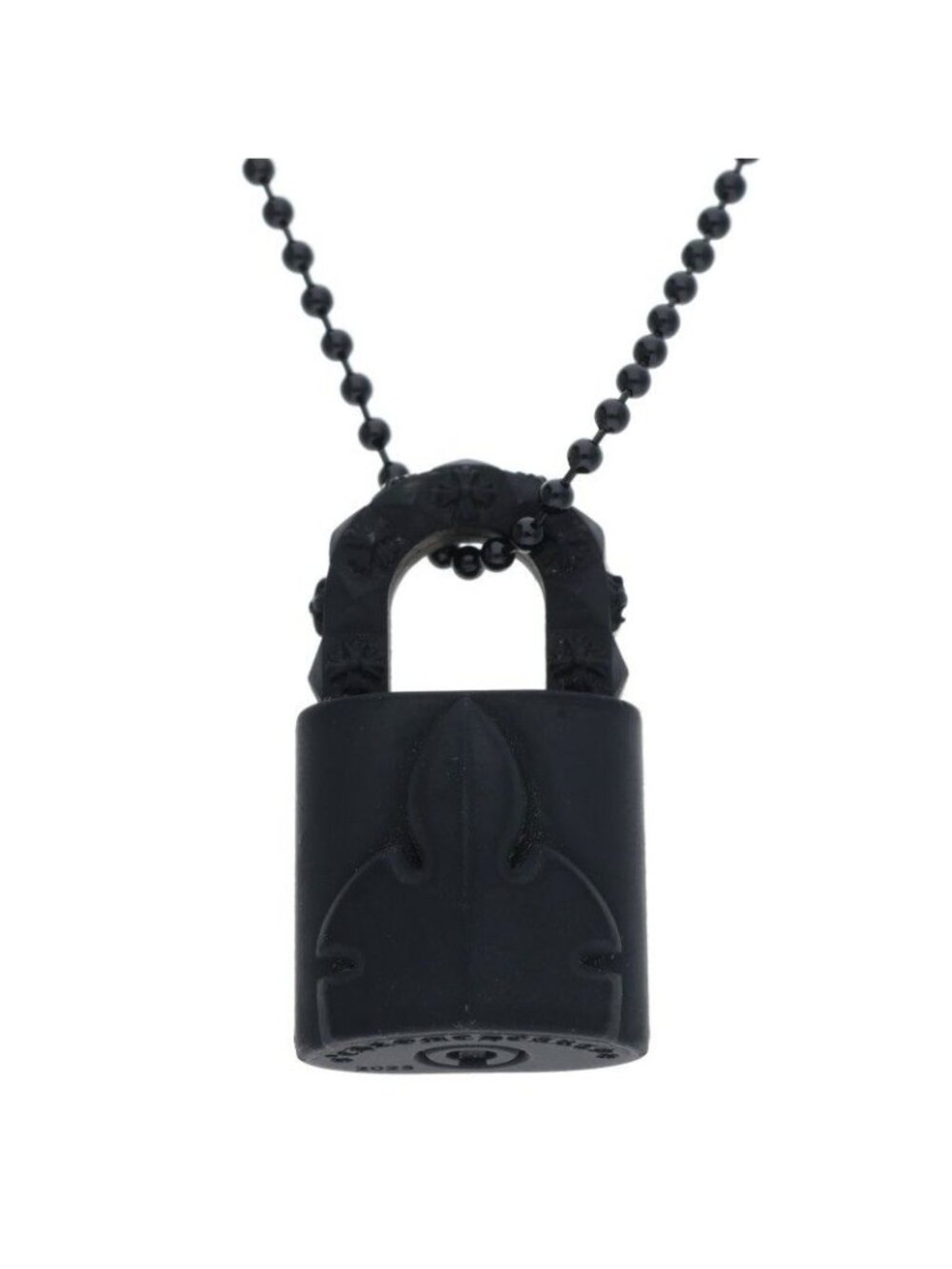 Chrome Hearts Rubber Padlock Flerknee Slcn Silicone Necklace